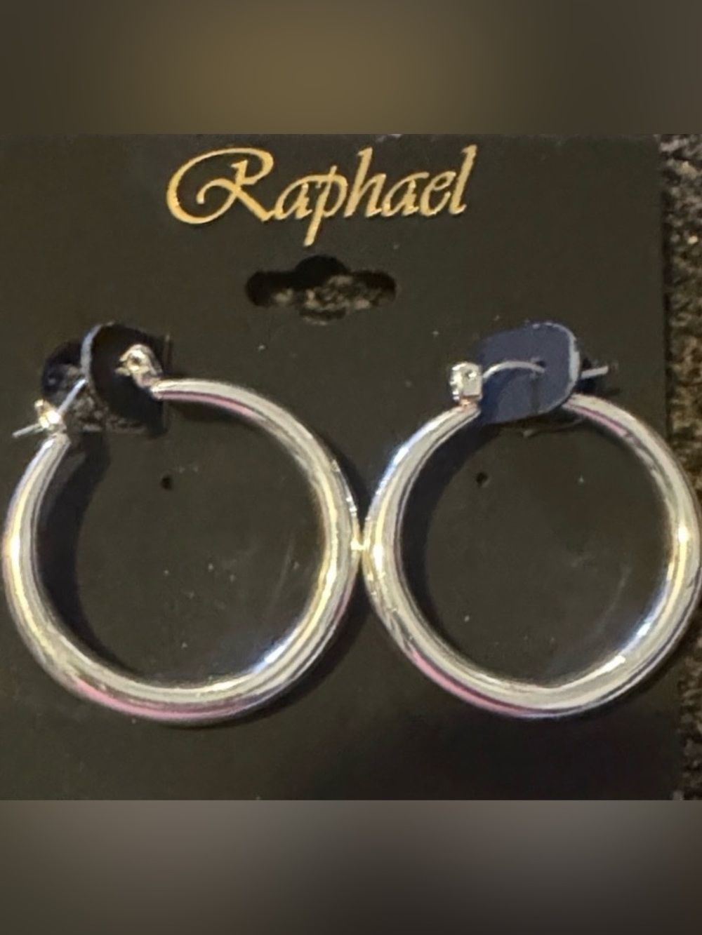Rachael Click Top  Silver Hoop Earings